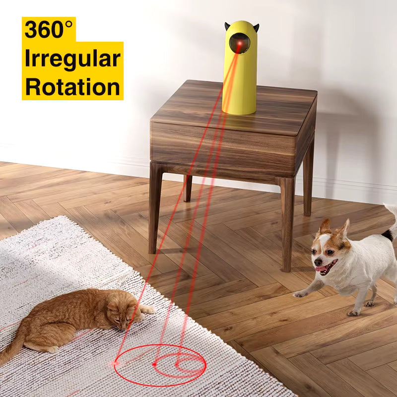 Automatic Cat Toys LED Laser Interactive Smart Teasing Pet Handheld Electronic Indoor Random Laser Cats Toy Accessories for Dog