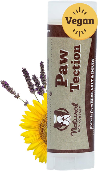 Pawtection Dog Paw Balm, Protects Paws from Hot Surfaces, Sand, Salt, & Snow, Organic, All Natural Ingredients